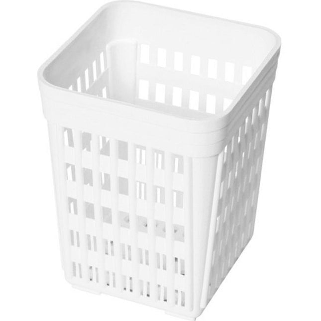 Cutlery basket square white PP 110x110x140 mm 1/box
