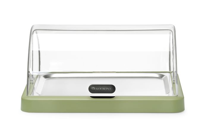 HENDI UNIQ roltop-presentatie enkel groen – gekoelde snackpresentatie
