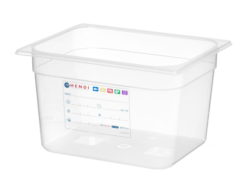 Storage boxGN 1/2 200 mm HACCP PP 1/box