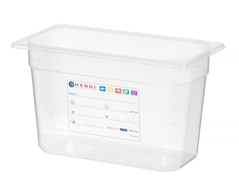 Storage boxGN 1/3 65 mm HACCP PP 1/box