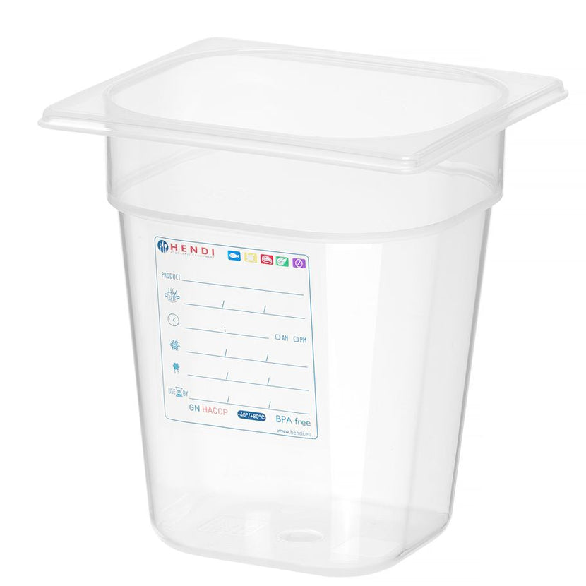 Storage box GN 1/6 200 mmIML polypropylene 1/box