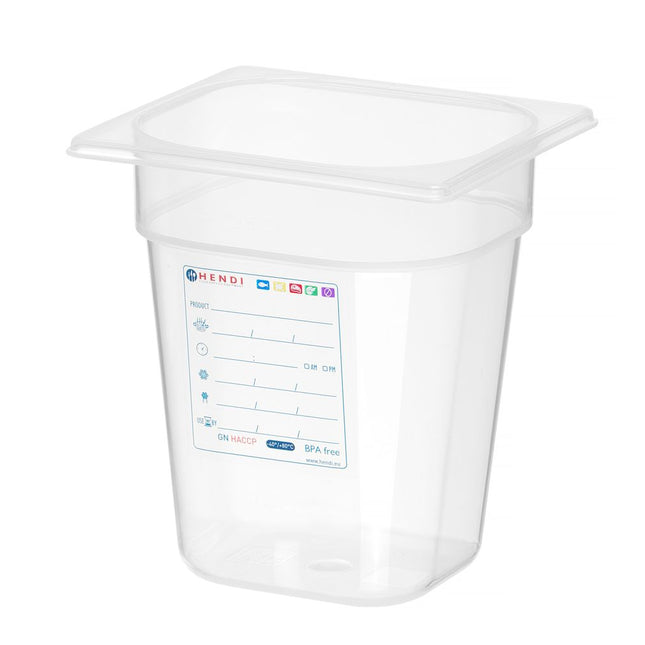 Storage box GN 1/6 200 mmIML polypropylene 1/box