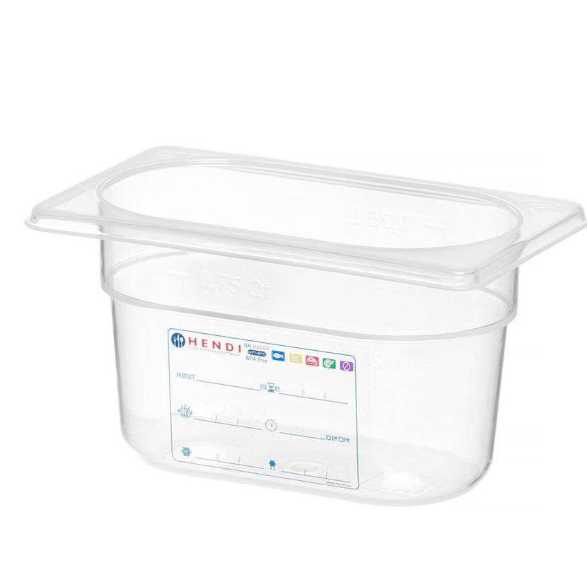 Storage box GN 1/9 100 mmIML polypropylene 1/box