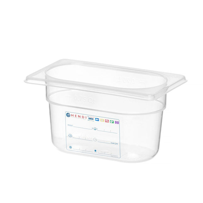 Storage box GN 1/9 100 mmIML polypropylene 1/box