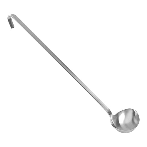 Stainless steel basting spoon