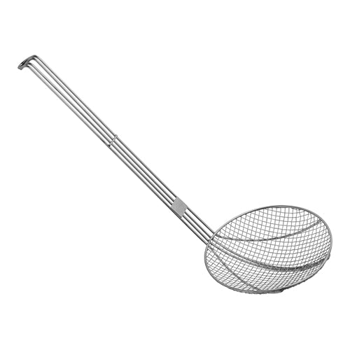 Stainless steel frying scoop 18 cm