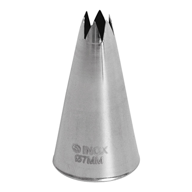 Syringe stainless steel Serrated 4/7 mm