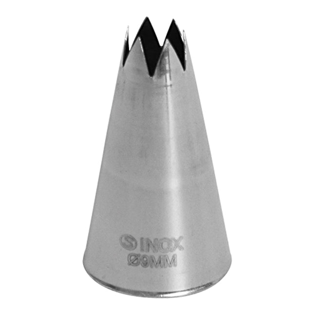 Syringe stainless steel serrated 6/9 mm