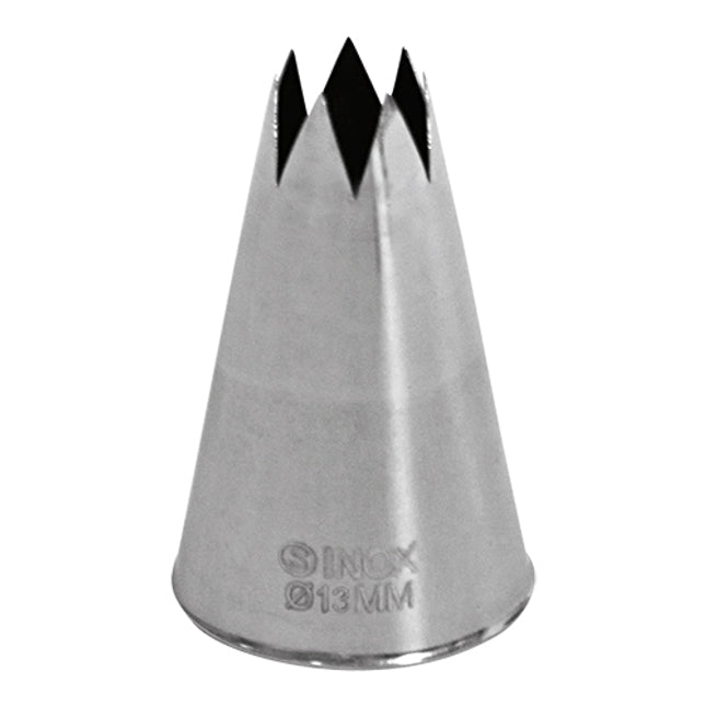 Syringe stainless steel serrated 10/13 mm