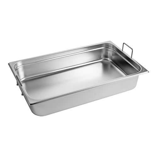 GN Container Stainless Steel 1/1 GN-100 W/Handles
