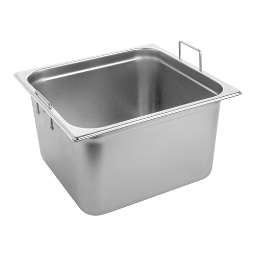 GN Container Stainless Steel 2/3 GN-200 W/Handles