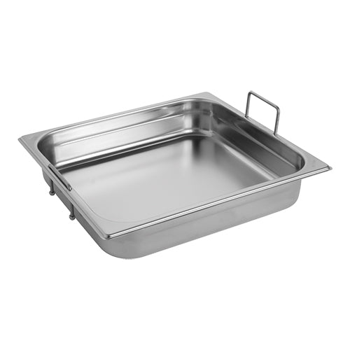 GN Container Stainless Steel 2/3 GN-065 W/Handles