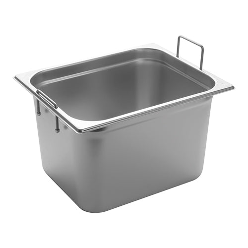 GN Container Stainless Steel 1/2 GN-200 W/Handles