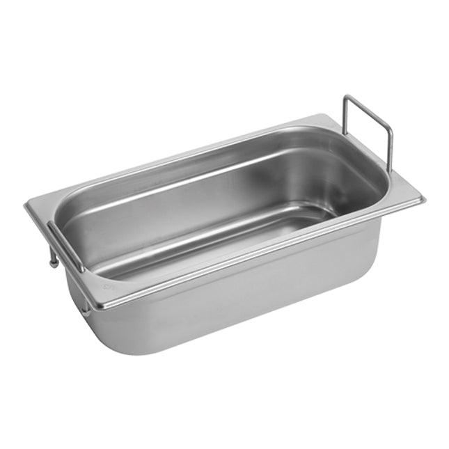 GN Bak RVS 1/3 GN-100 M/Grepen