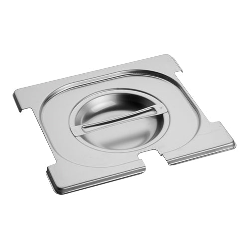 GN Deksel RVS 1/6 GN Grp + Lepel
