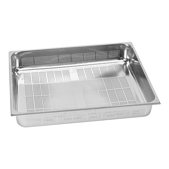 GN Container Stainless Steel 2/1 GN-100 Perfor.