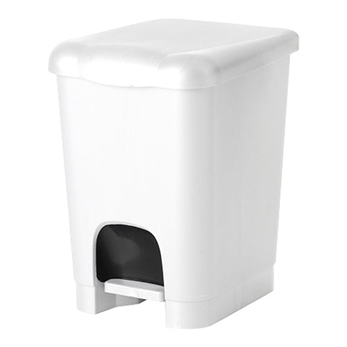 Pedal bin Plastic White 20 litres