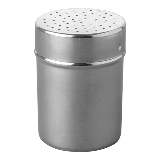 Salt/pepper shaker stainless steel 8. cm.Hg