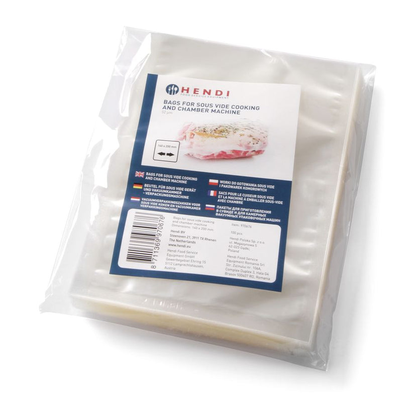 Vacuum cooking bags in box150x200 mm 75 um PA 100/box