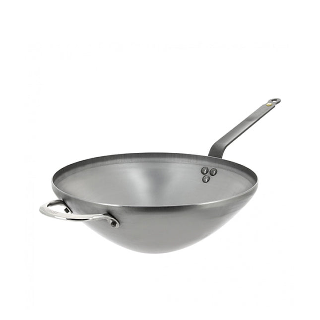 Wok Ø 32 cm M/Steel + Greep
