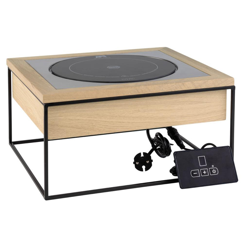 Induction Station, 54,4 x 35,4cm, Metal, Black,Brown GN2/3