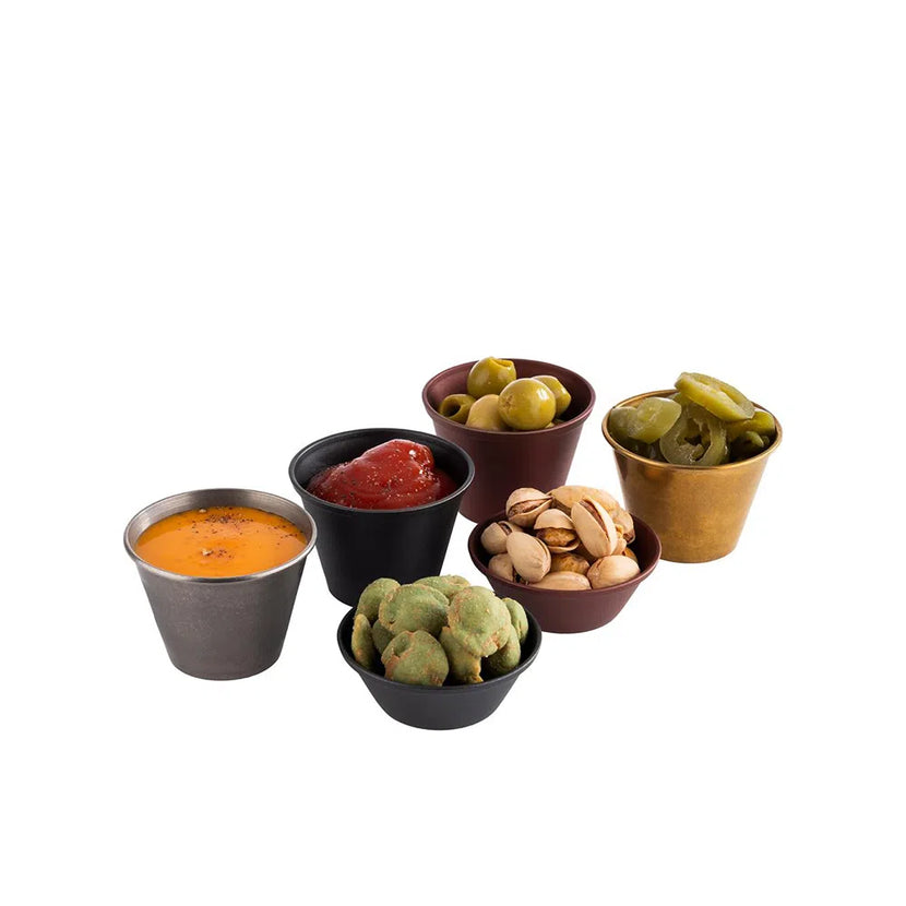 Dip bowl RVS 40 ml 6/set