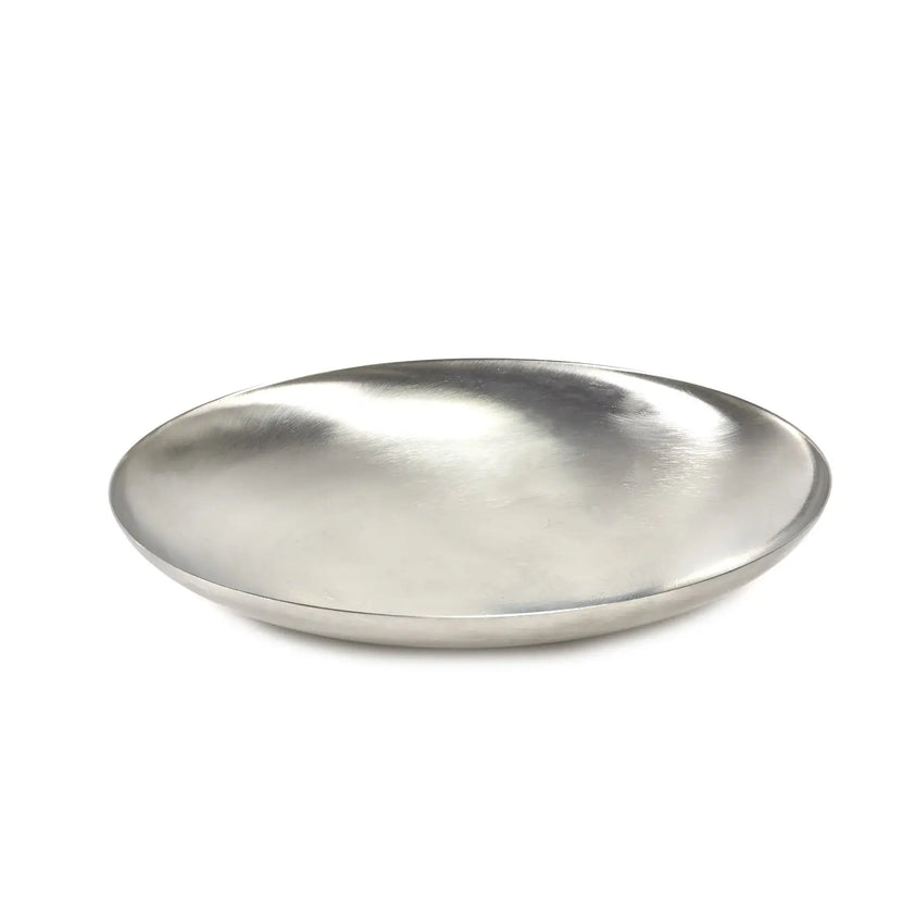 Bowl L Brushed Steel 2/box