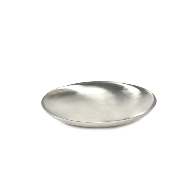 Bowl L Brushed Steel 2/box