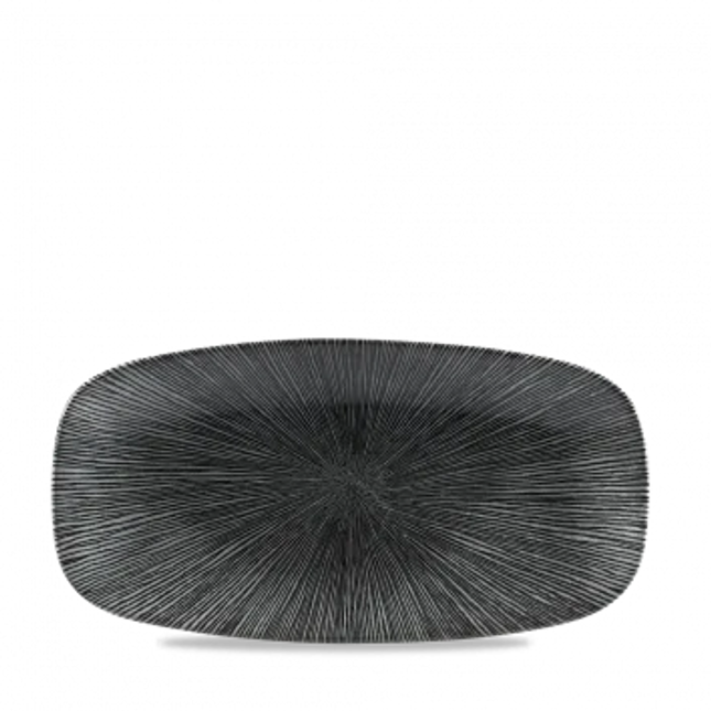 Studio Agano Black Chefs Oblong Plate 29,8x15,3cm 12/box