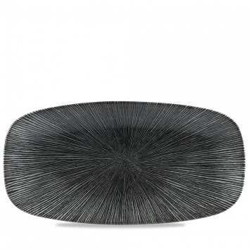 Studio Agano Black Chefs Oblong Plate 35,5x18,9cm 6/box