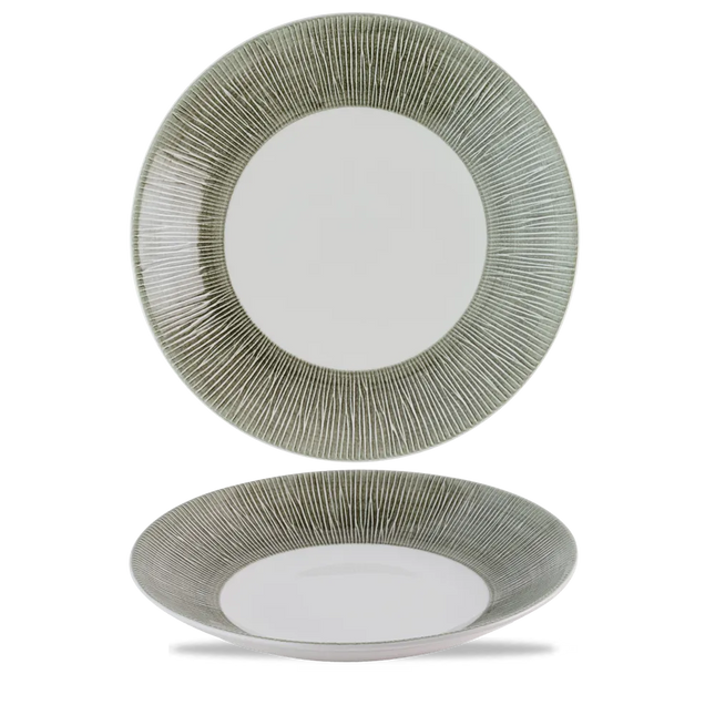 Bamboo Spinwash Deep Coupe Plate 28.1cm 12/box