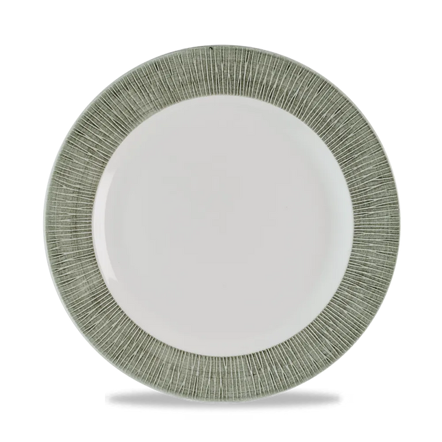 Bamboo Spinwash Footed Plate 26.1cm 12/box