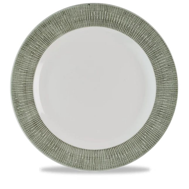 Bamboo Spinwash Footed Plate 30.5cm 12/box