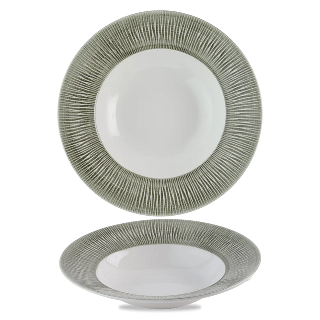 Bamboo Spinwash Wide Rim Bowl 28cm 12/box