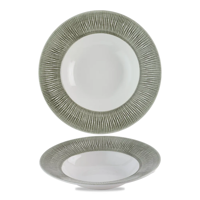 Bamboo Spinwash Wide Rim Bowl 24cm 12/box