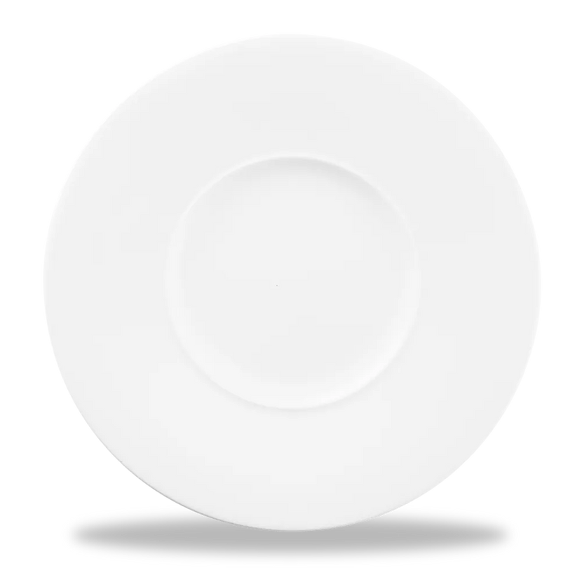 Alc Ambience White Medium Rim Plate 11" 6/box