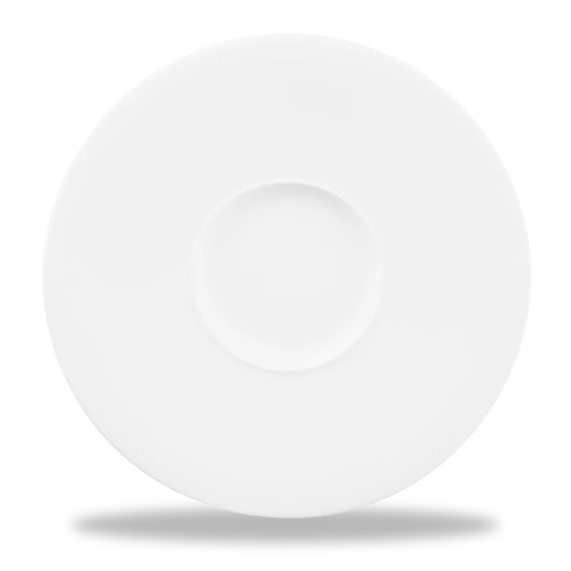 Alc Ambience White Wide Rim Plate 11" 6/box