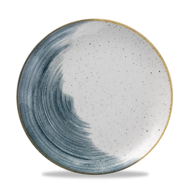 Stonecast Accents Blueberry Evolve Coupe Plate 12/box