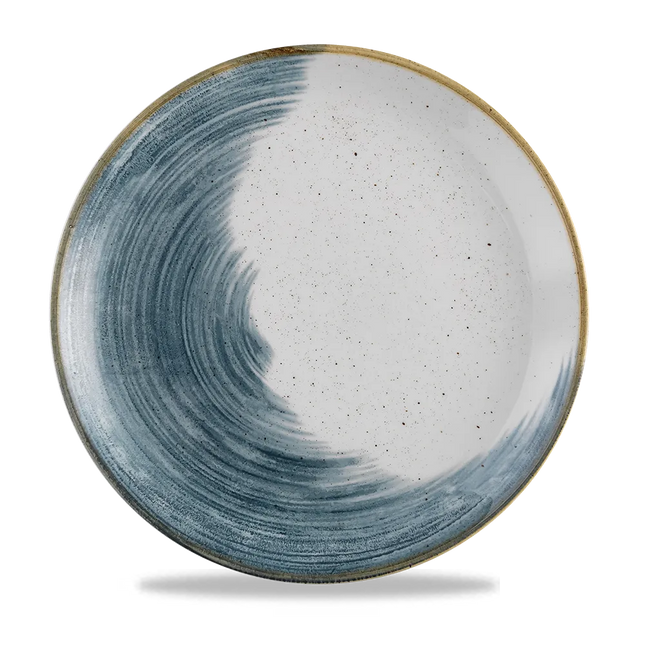 Stonecast Accents Blueberry Evolve Coupe Plate 12/box