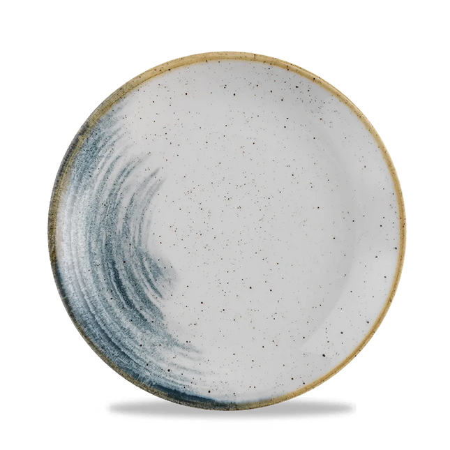 Stonecast Accents Blueberry Evolve Coupe Plate 12/box