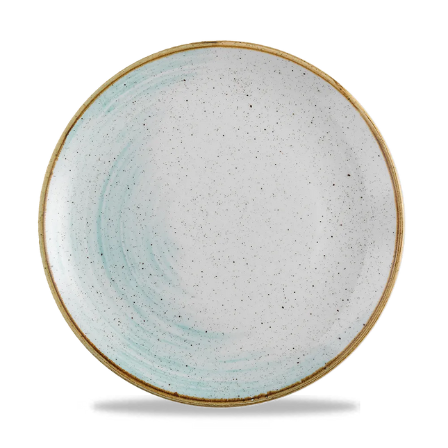 Stonecast Accents Duck Egg Evolve Coupe Plate 12/box