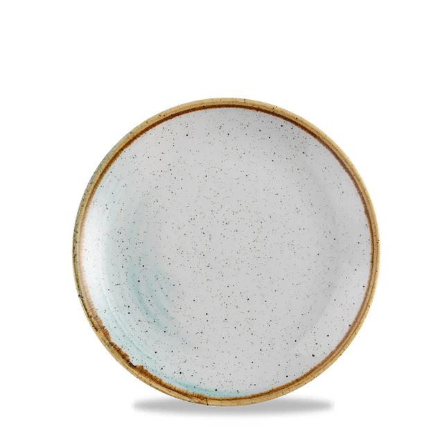 Stonecast Accents Duck Egg Evolve Coupe Plate 12/box