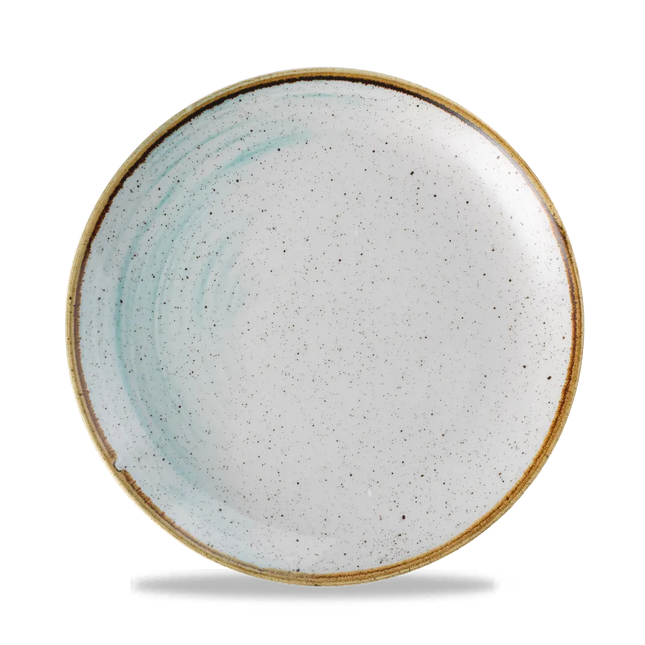 Stonecast Accents Duck Egg Evolve Coupe Plate 12/box