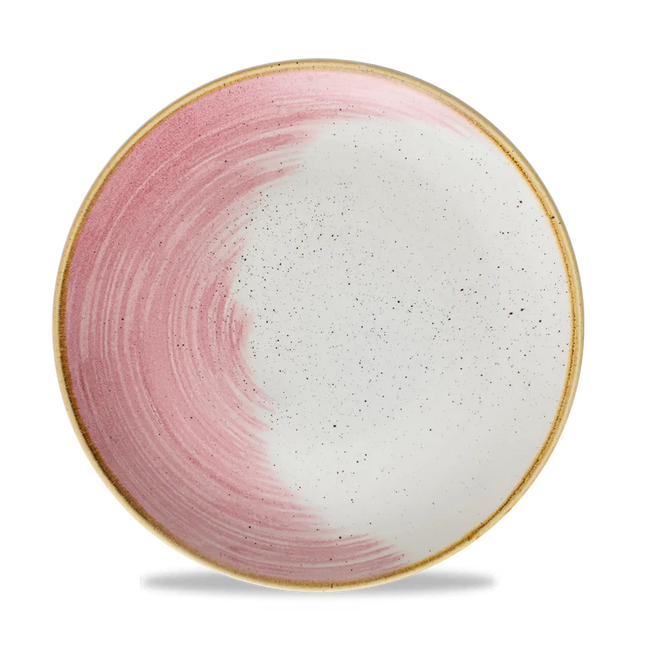 Stonecast Accents Petal Pink Evolve Coupe Plate 26cm 12/box