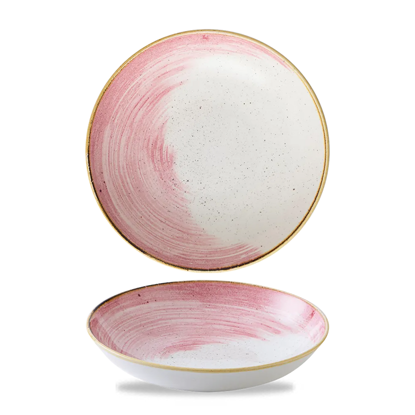 Stonecast Accents Petal Pink Coupe Bowl 18.2cm 12/box