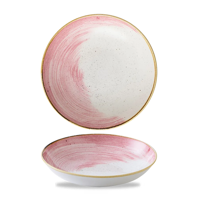 Stonecast Accents Petal Pink Coupe Bowl 18.2cm 12/box