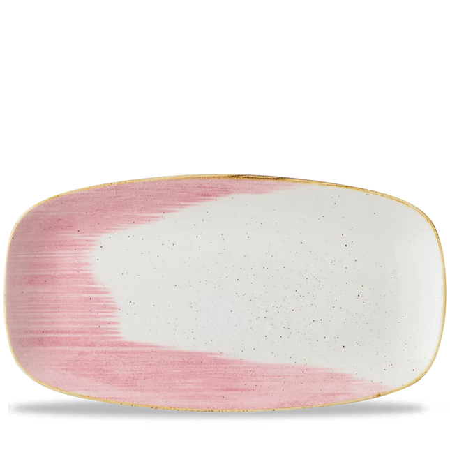 Stonecast Accents Petal Pink Chefs Oblong Plate 6/box