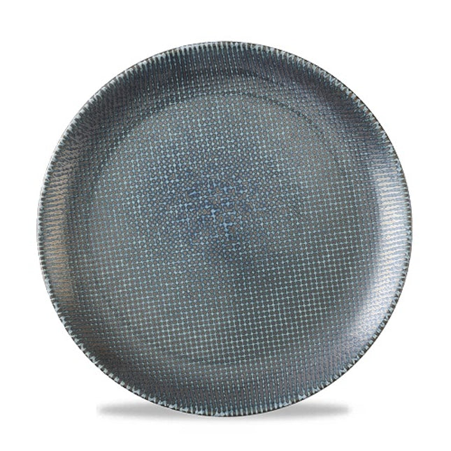 Astro Metallic Blue Evolve Coupe Plate 26cm 12/box