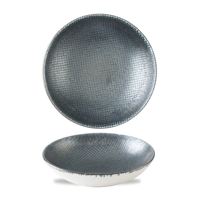 Astro Metallic Blue Evolve Coupe Bowl 18,2cm 12/box