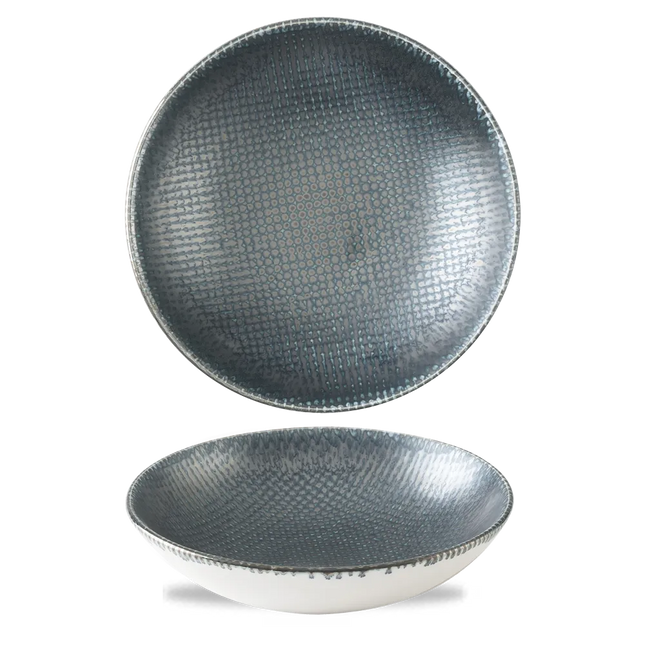 Astro Metallic Blue Evolve Coupe Bowl 24,8cm 12/box